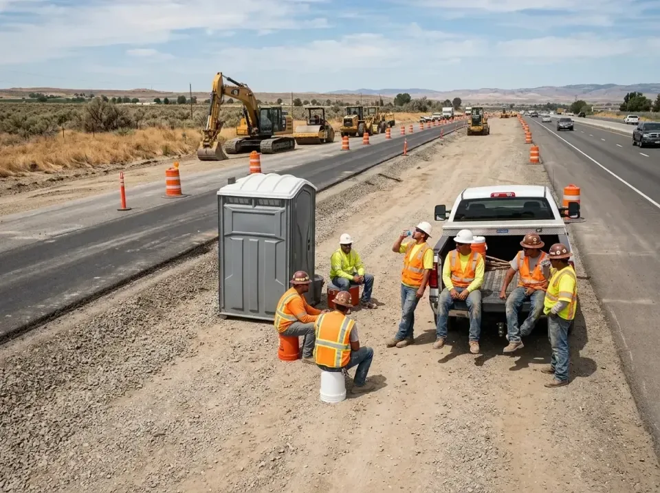 highway-road-construction-crew-007 — frequently asked questions, Porta Potty and Restroom Rentals in Air Force Academy, CO